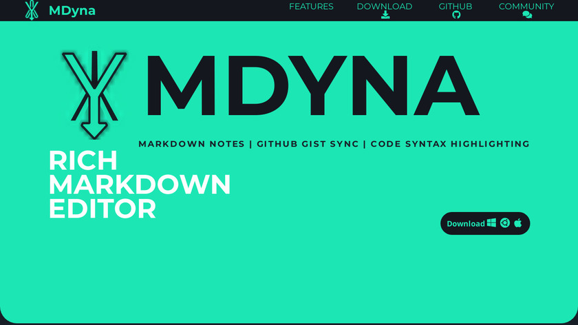 MDyna Landing Page