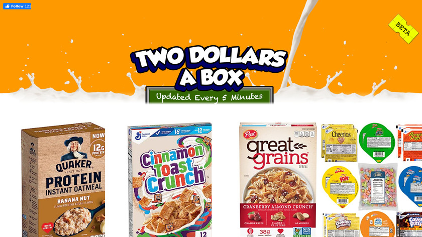 Two Dollars a Box Landing Page