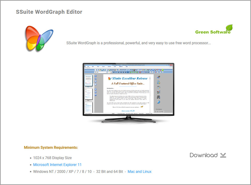 SSuite WordGraph Editor Landing Page