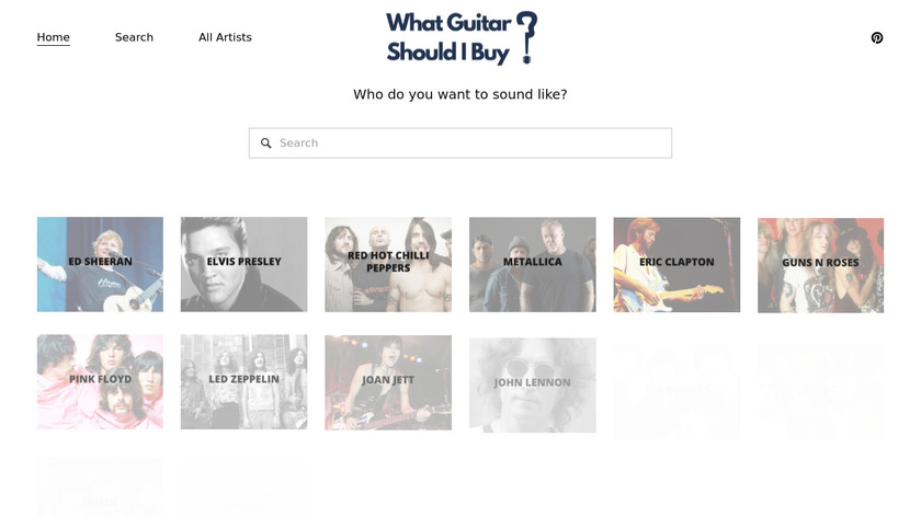 What Guitar Should I Buy? Landing Page