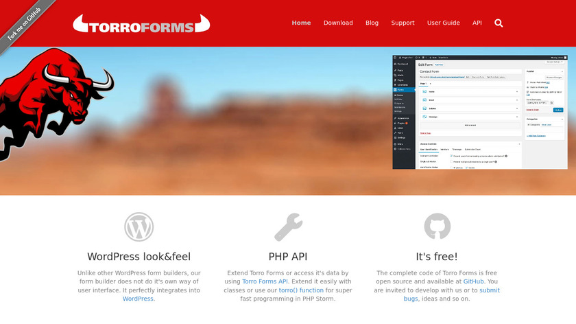 Torro Forms Landing Page