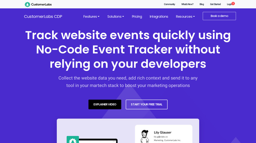 Customerlabs CDP Landing Page