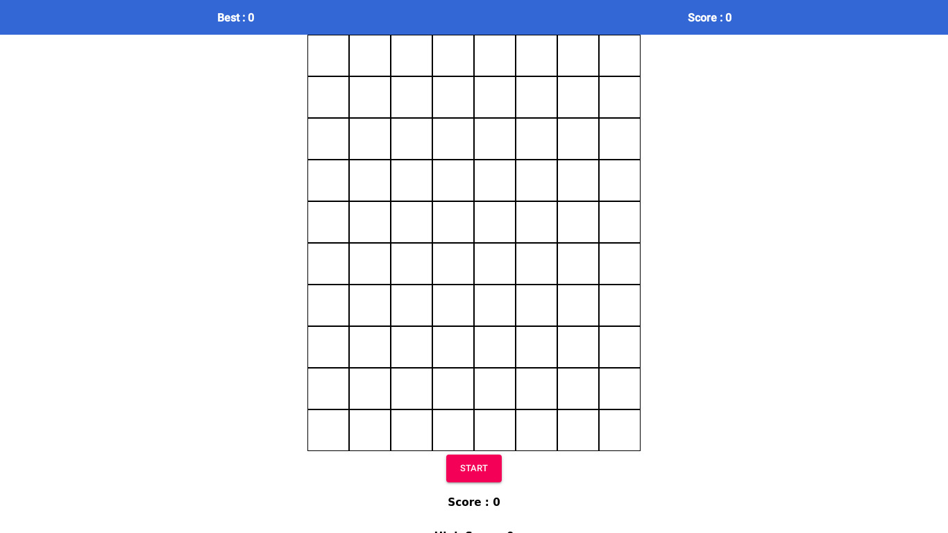 Word Tetris Landing page