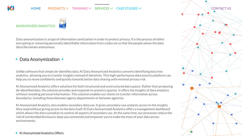 KI Anonymized Analytics Landing Page