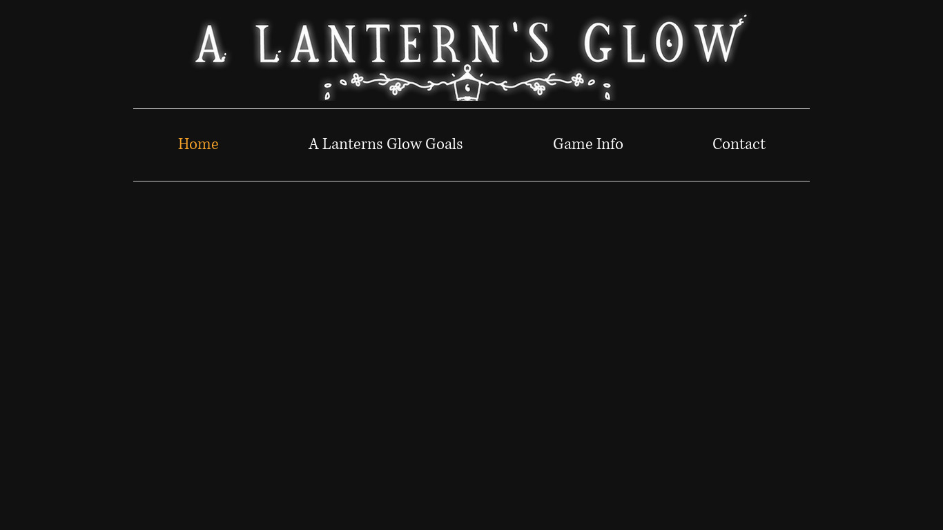 A Lanterns Glow Landing page