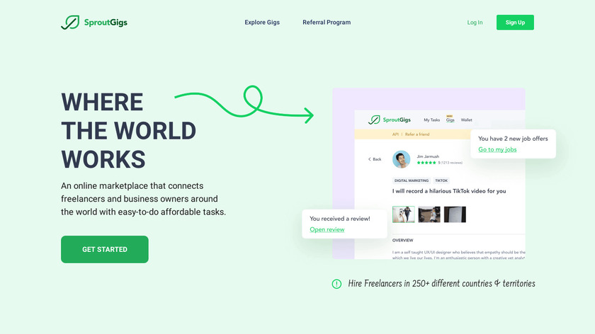 Picoworkers Landing Page