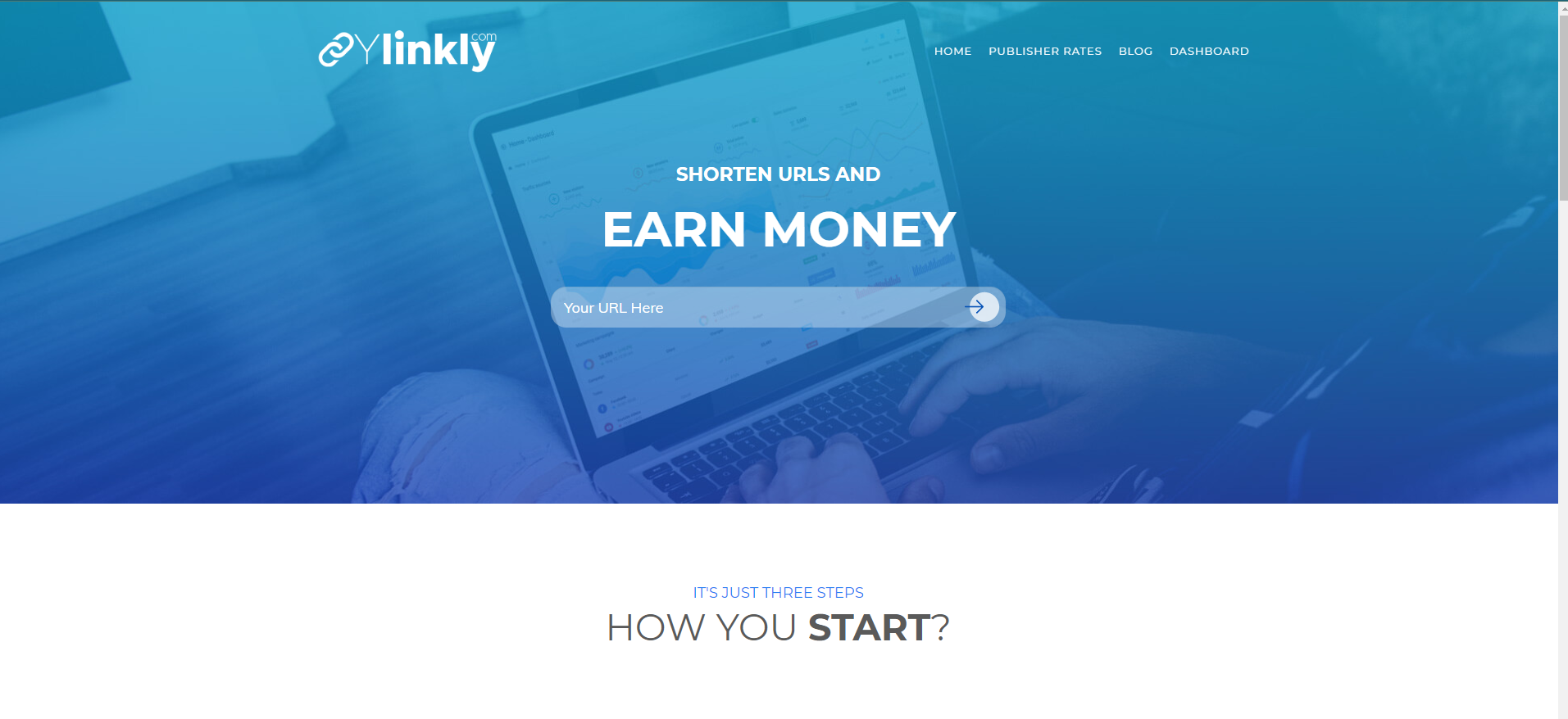 ylinkly Landing page
