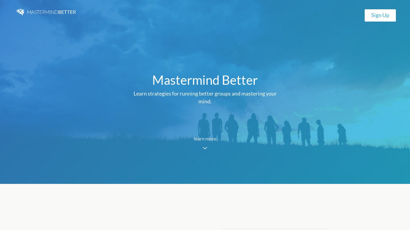 Mastermind Manager Landing page