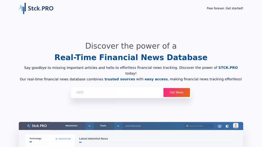 STCK.PRO Landing Page