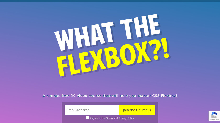 What The FlexBox?! Landing Page