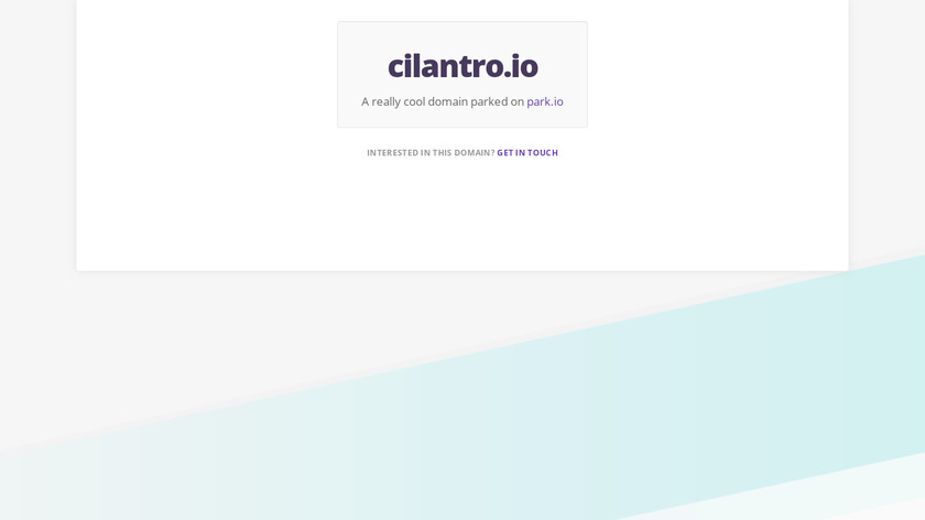 Cilantro.io Landing Page