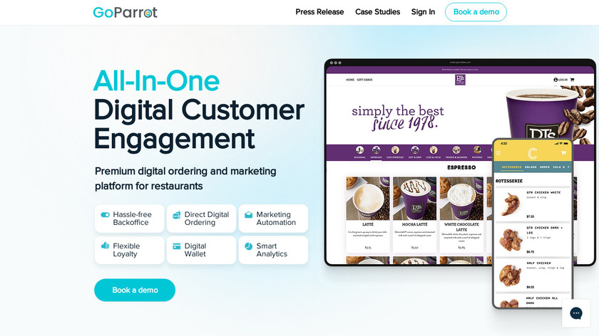 GoParrot Landing Page