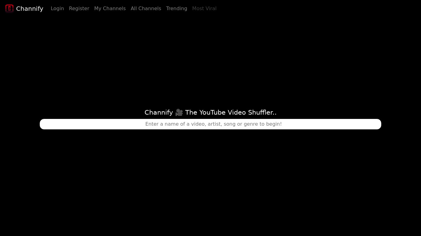 Channify Landing page