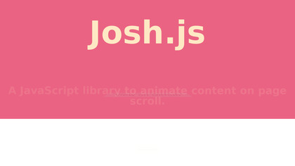 Josh.js image