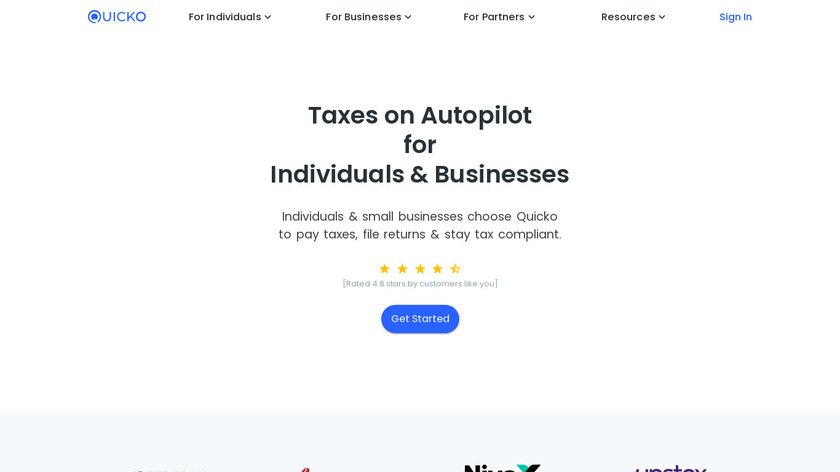 Quicko Landing Page