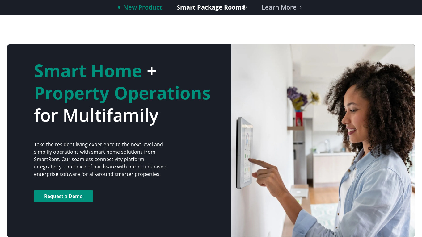 SmartRent Landing page