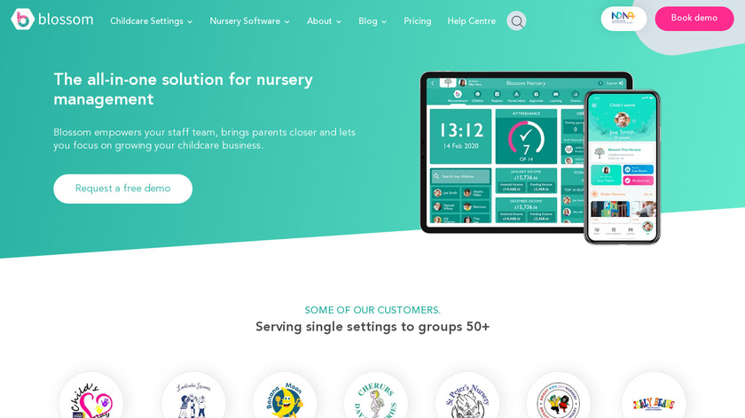 Blossom Educational Landing Page