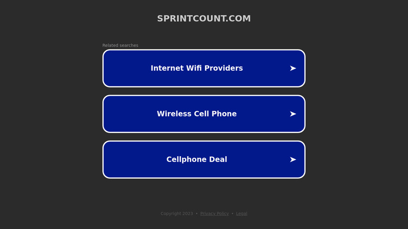 Sprints Landing Page