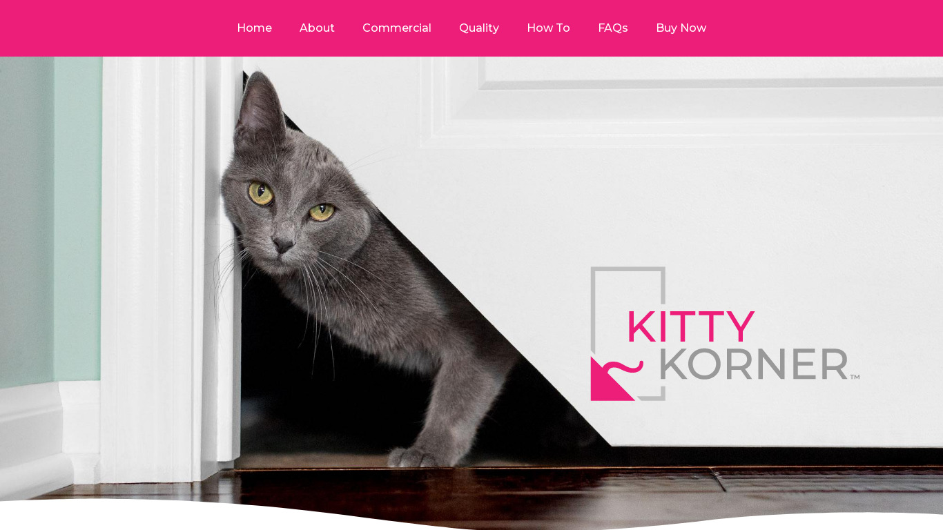 Kitty Korner Landing page
