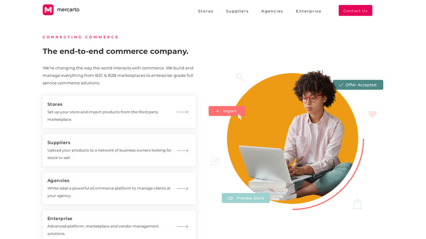 Mercarto Landing Page