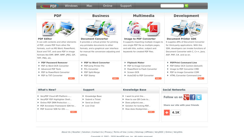 VeryUtils Landing Page