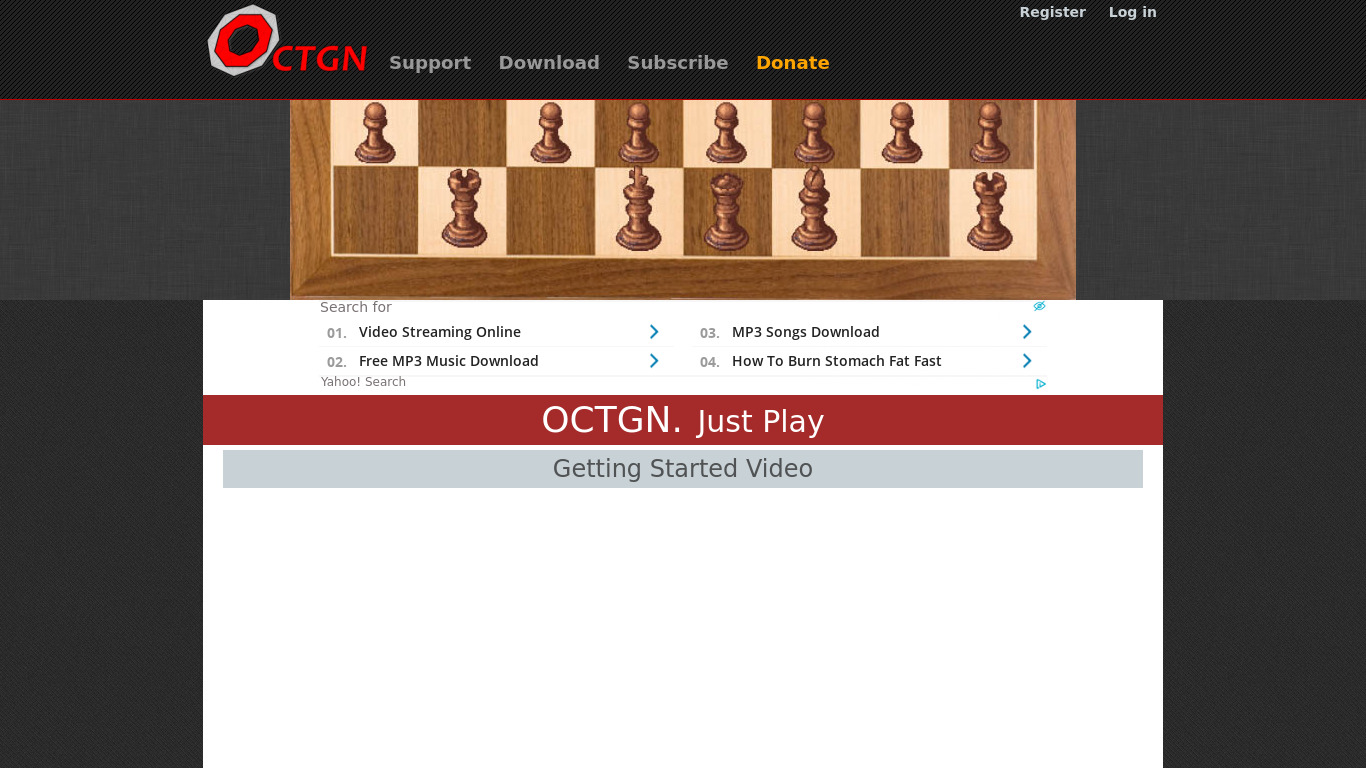 OCTGN Landing page