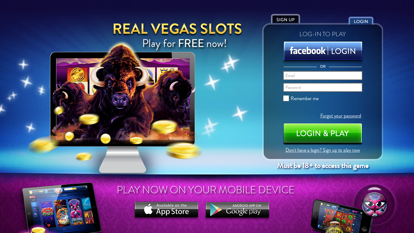 Slots Vegas Now™ Heart Casino Landing page
