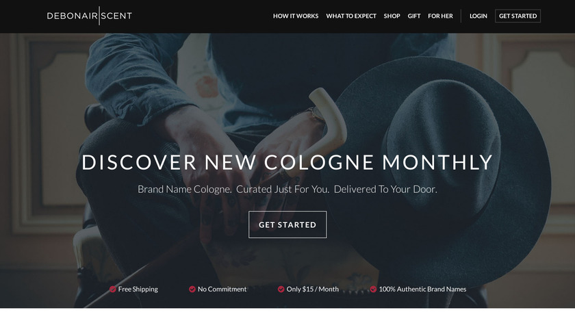 Debonair Scent Landing Page