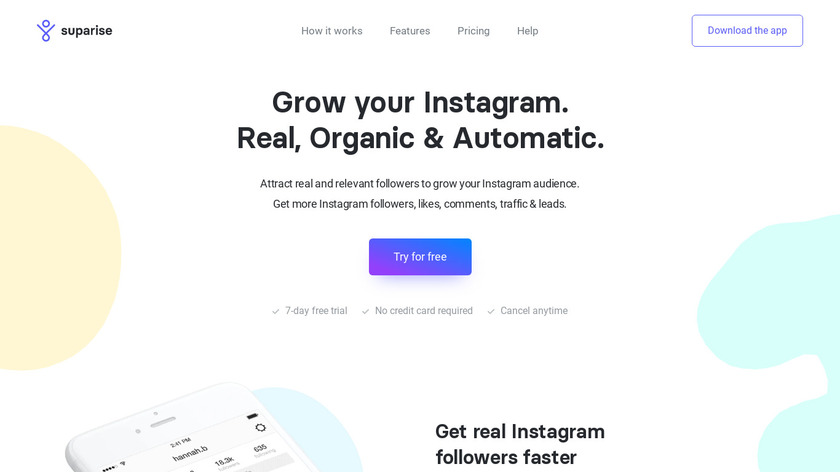 Suparise Landing Page
