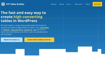 WP Table Builder image