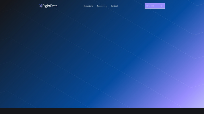 RightData Landing Page