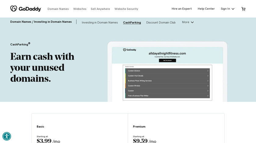 CashParking Landing Page