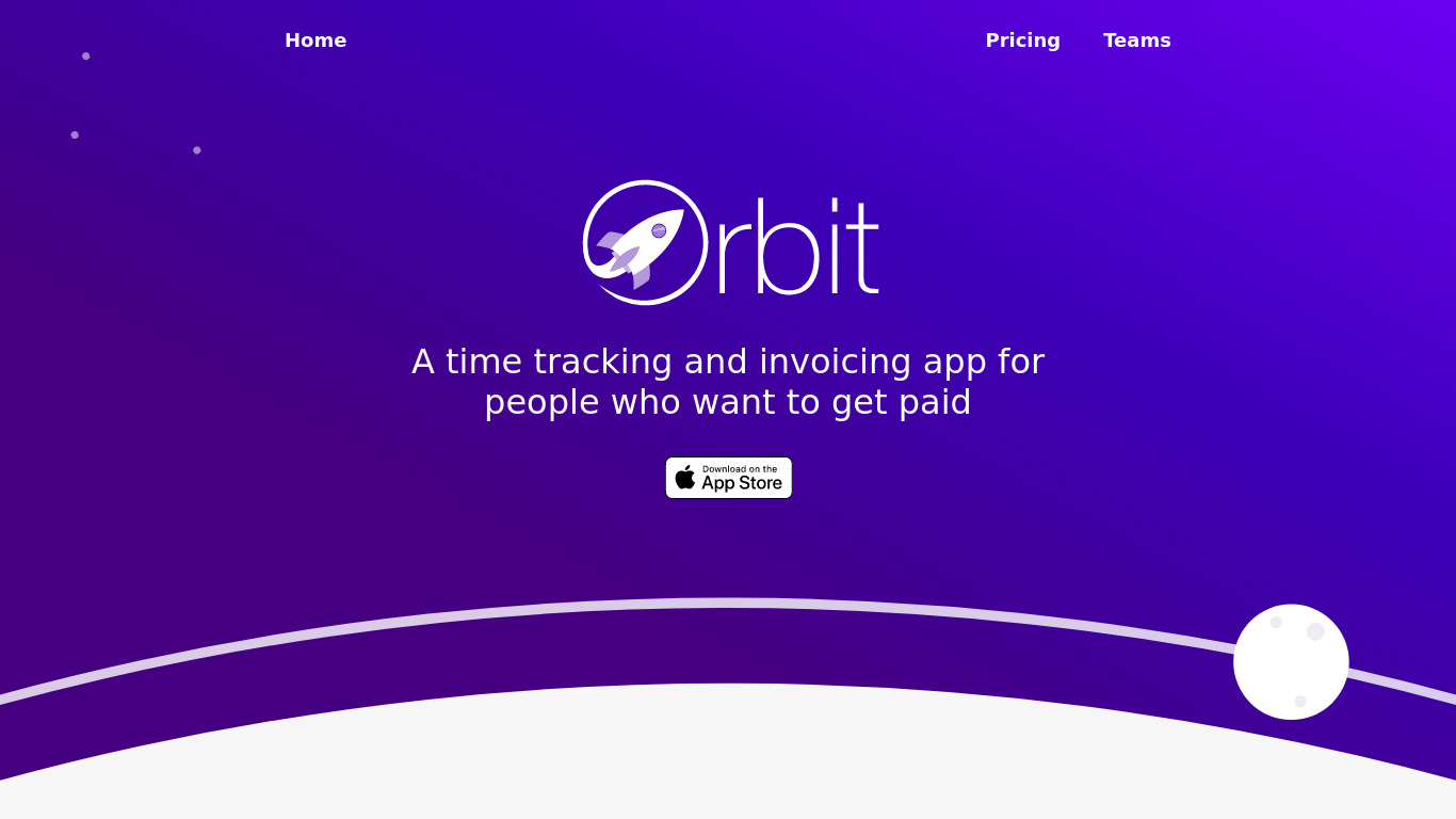 Orbit for macOS Landing page