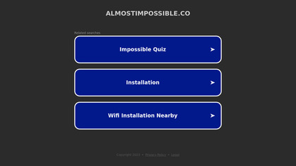 Almost Impossible! image