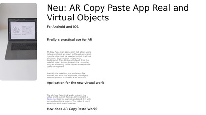 AR Copy Paste image