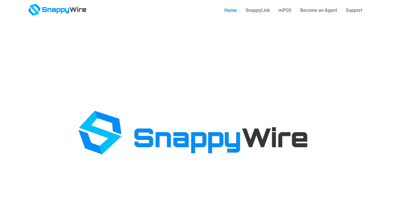 SnappyWire Landing page