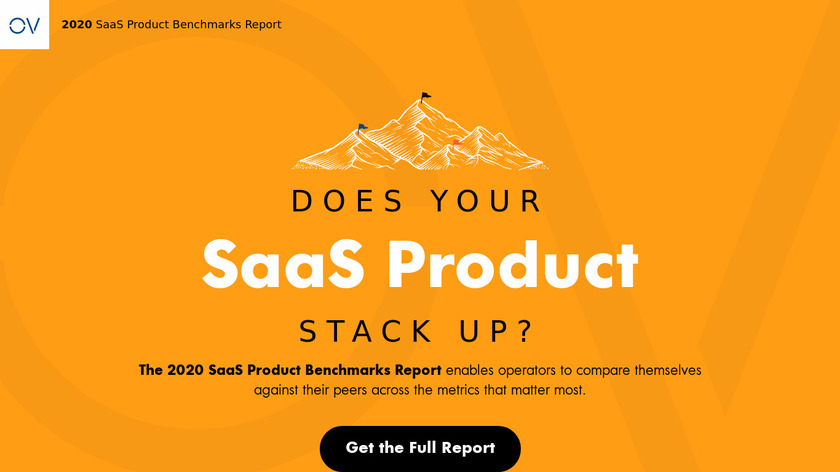 SaaS Product Benchmarks Landing Page
