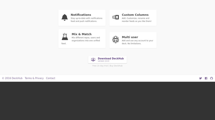 DeckHub Landing Page