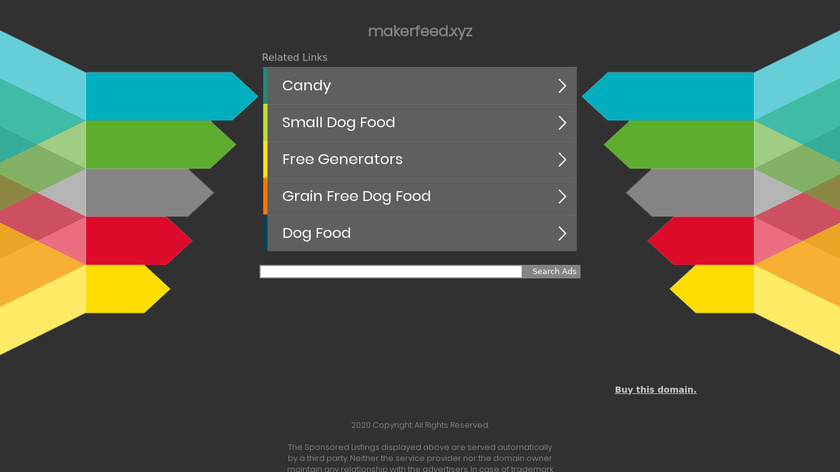 Maker Feed Landing Page