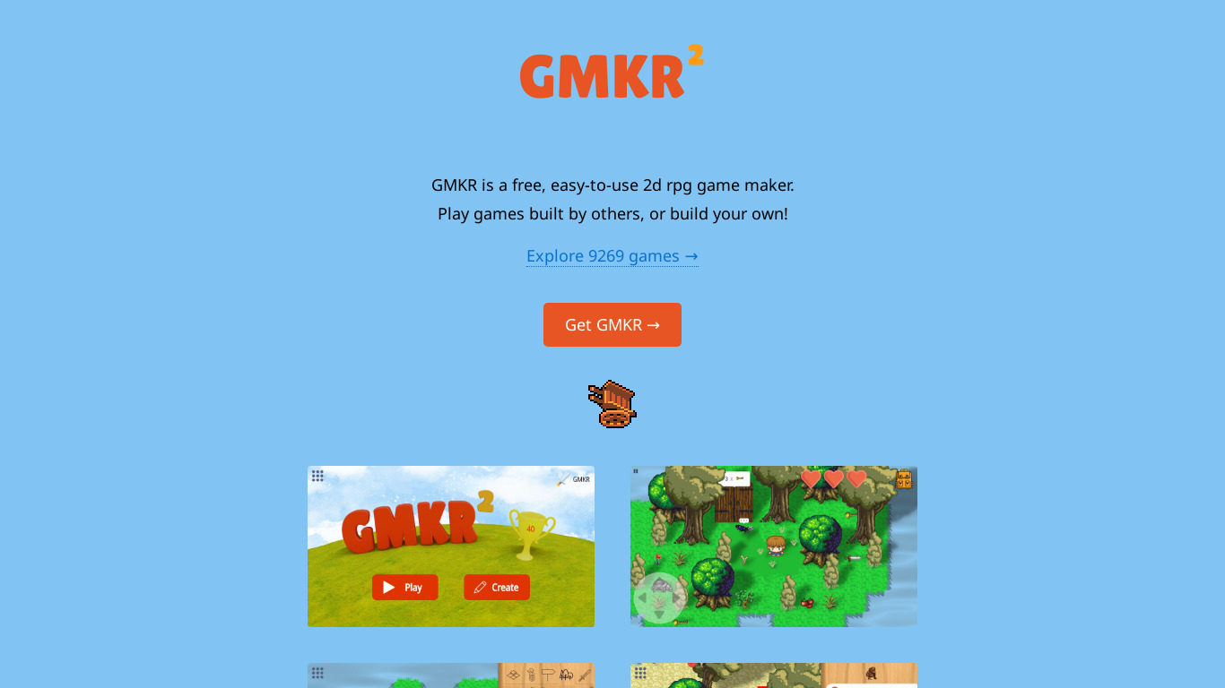 GMKR Landing page