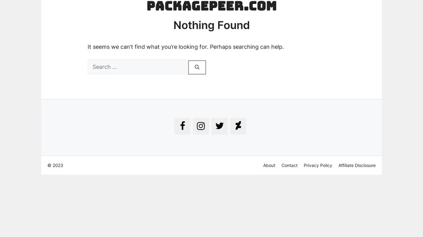 Packagepeer Landing Page