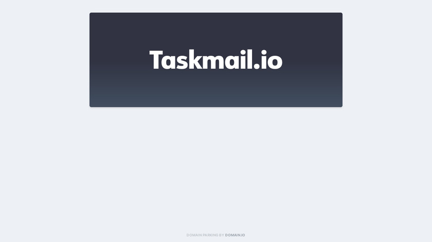 TaskMail Landing Page