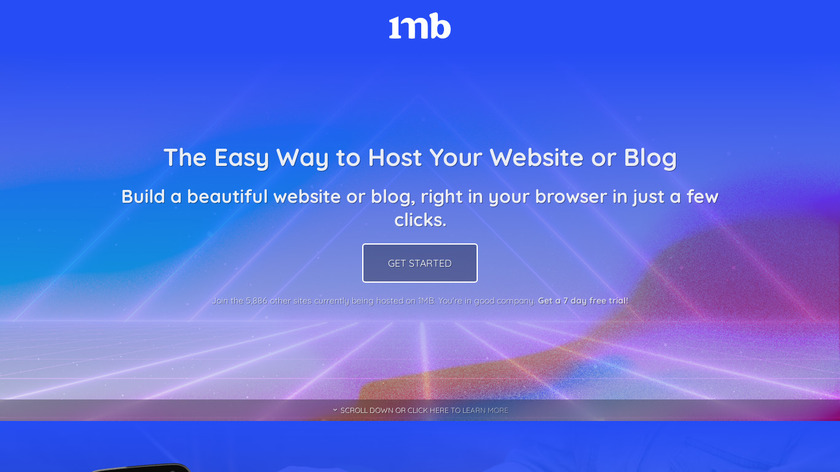 1MB Landing Page