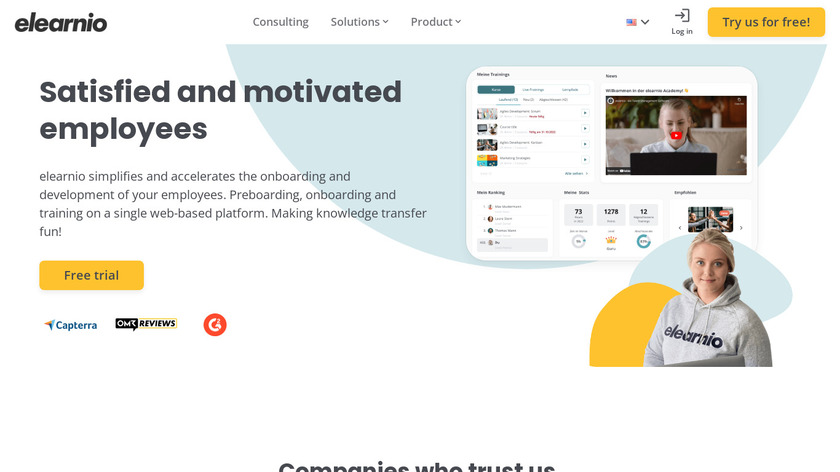 Elearnio Landing Page