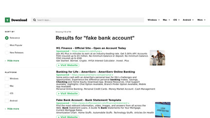 Fake Bank Account by Androbot image