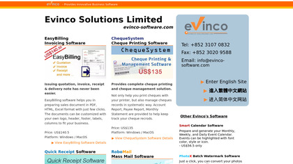 Cheque Writer by Evinco image