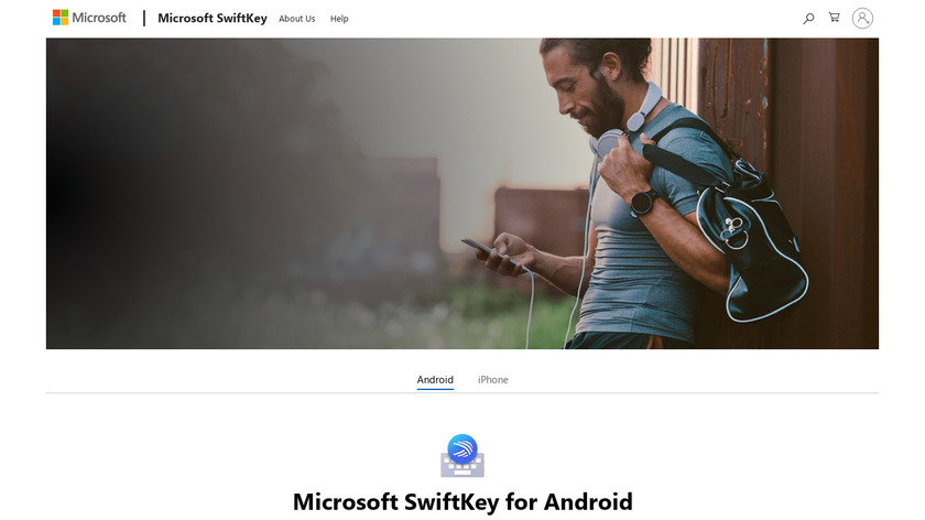 SwiftKey Puppets Landing Page