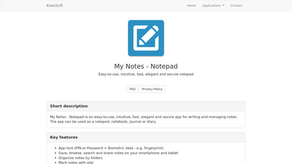 My Notes – Notepad image