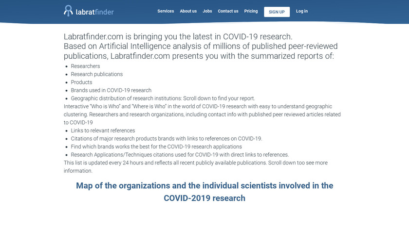 COVID-19 Research Digest Landing Page