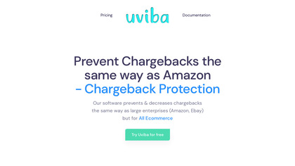 Uviba Chargeback Protection 😷 image
